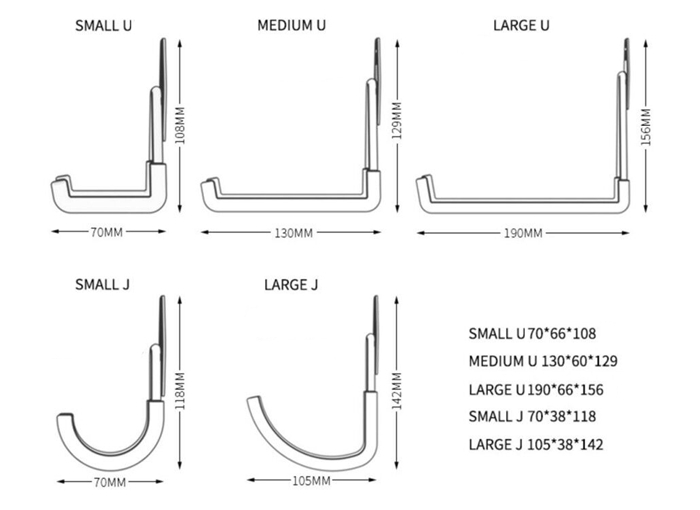 Garage Heavy Duty Steel Hook Wall Mounted Hanger