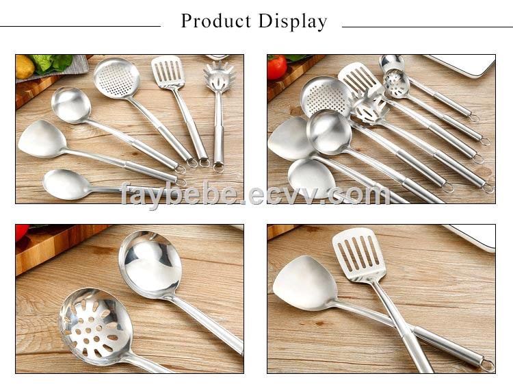 201 Stainless Steel Kitchen Utensil 8 Pieces