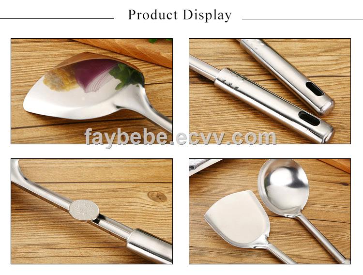 410 Stainless Steel Kitchen Utensil 6 Pieces