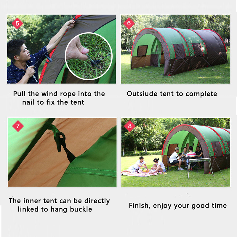 Large Outdoor camping Activity Tunnel Tent