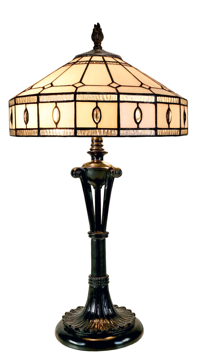 Tiffany lamp 18 Diameter floor lamp wresin baseNSC182074FLN222