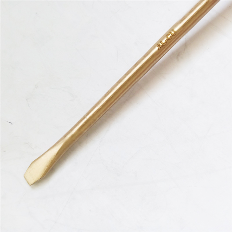 Slotted screwdriver with rubber handle sparkless tools manual 150mm Alcu