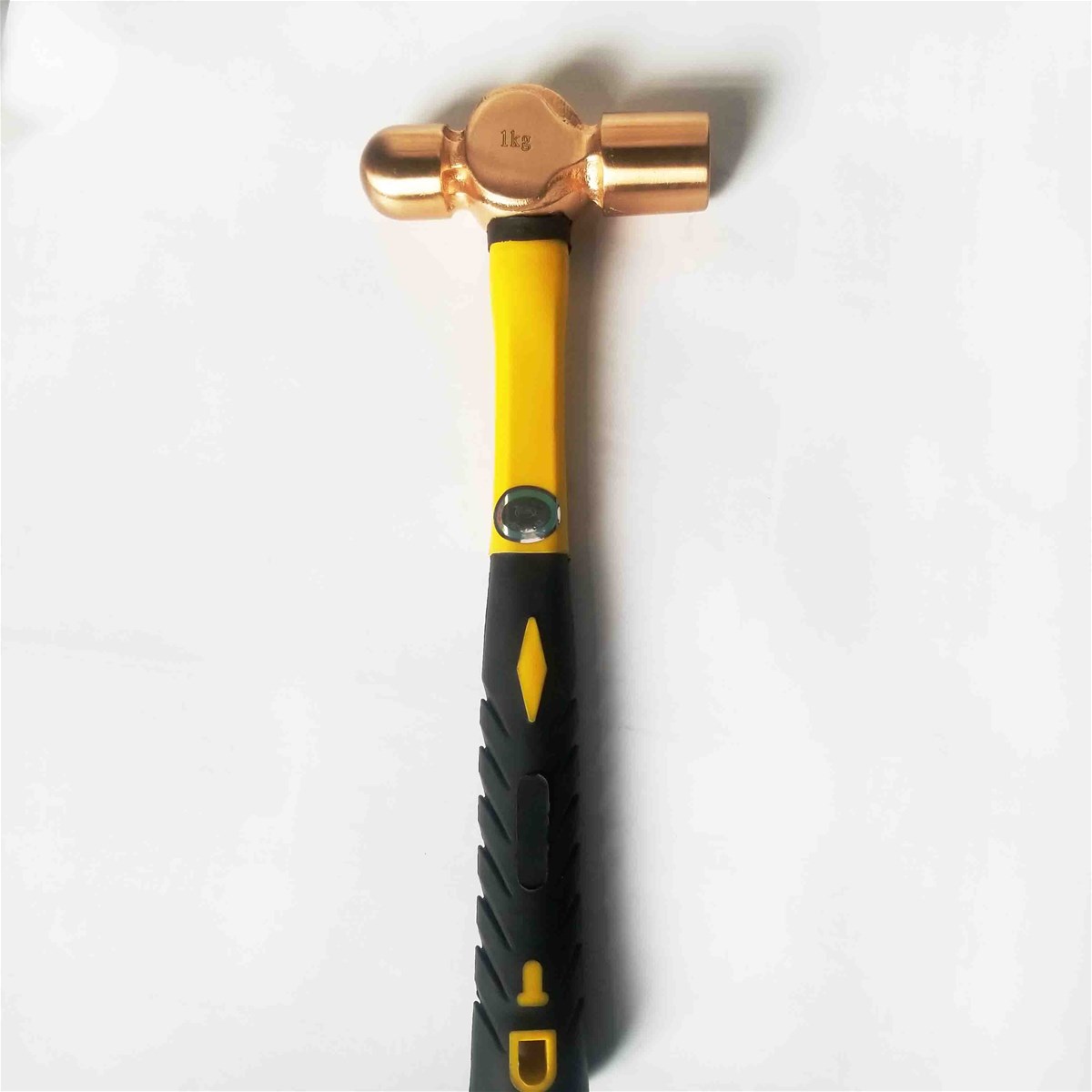 copper hammer Ball Pein Fiberglass handle 1kg Nonsparking tools