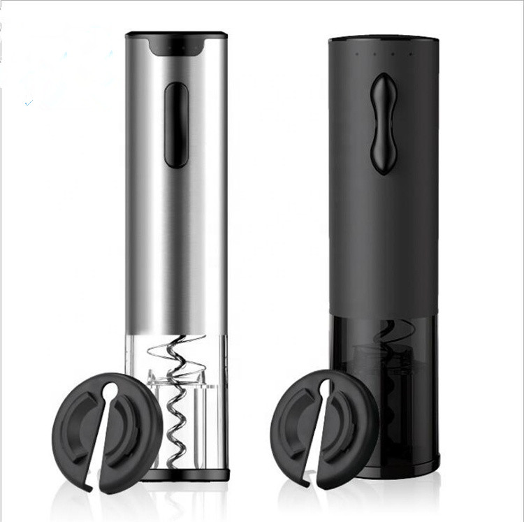 Custom Logo Stainless Steel USB Charging Auto Electric Wine opener With Foil Cutter