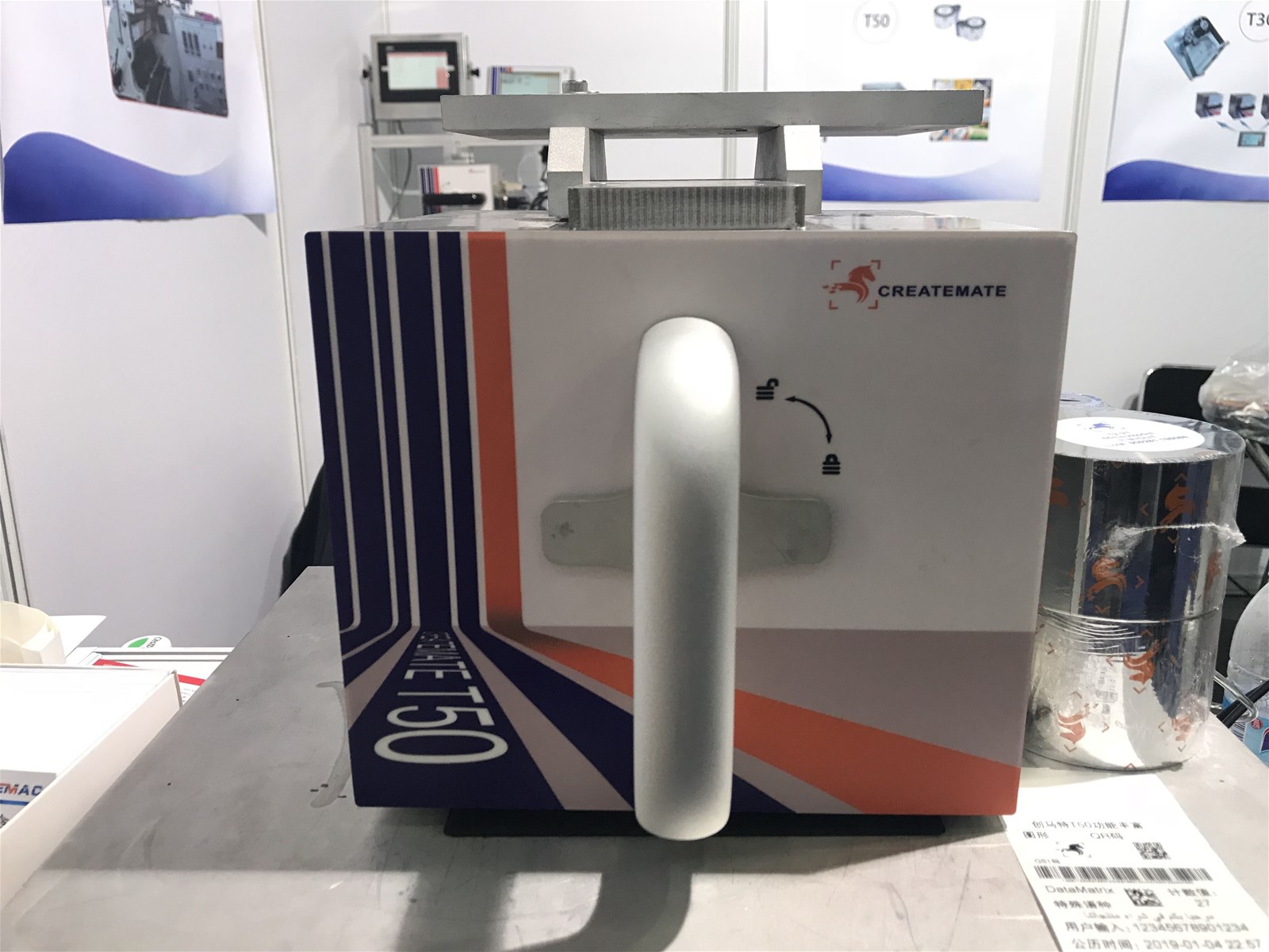 Demac TTO printer coding system Thermal Transfer Overprinter