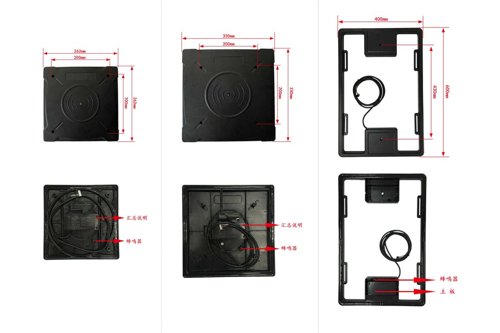 Middle range reading distance 50cm LF 1342Khz RFID Reader with RS232 Interface