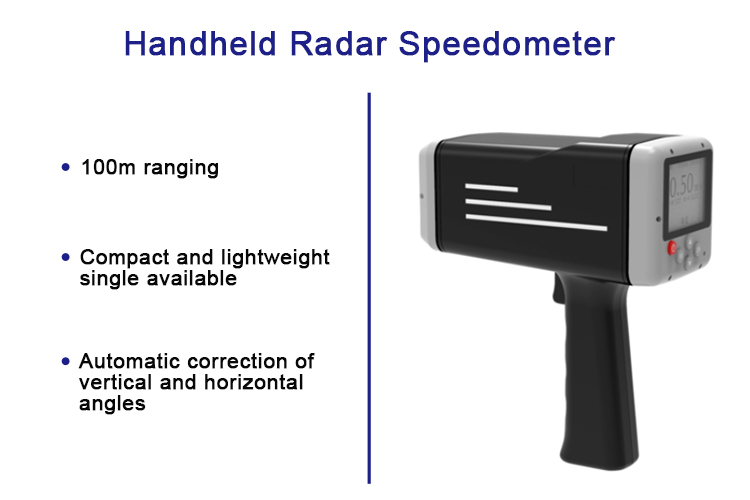 GD60 Handheld radio wave radar flow meter