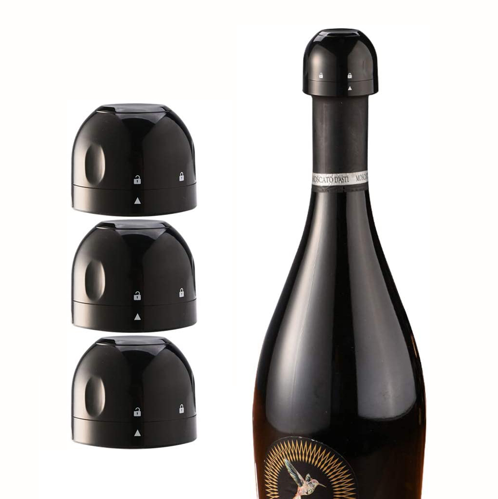 Custom Wine Accessory Mini Silicone Round Champagne Bottle Stopper