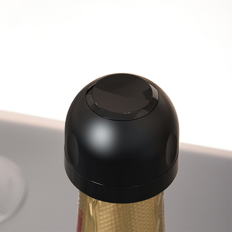Custom Wine Accessory Mini Silicone Round Champagne Bottle Stopper