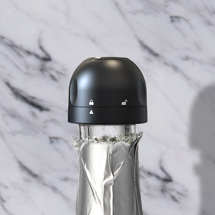 Custom Wine Accessory Mini Silicone Round Champagne Bottle Stopper