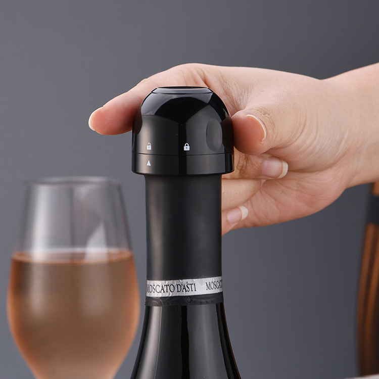 Custom Wine Accessory Mini Silicone Round Champagne Bottle Stopper