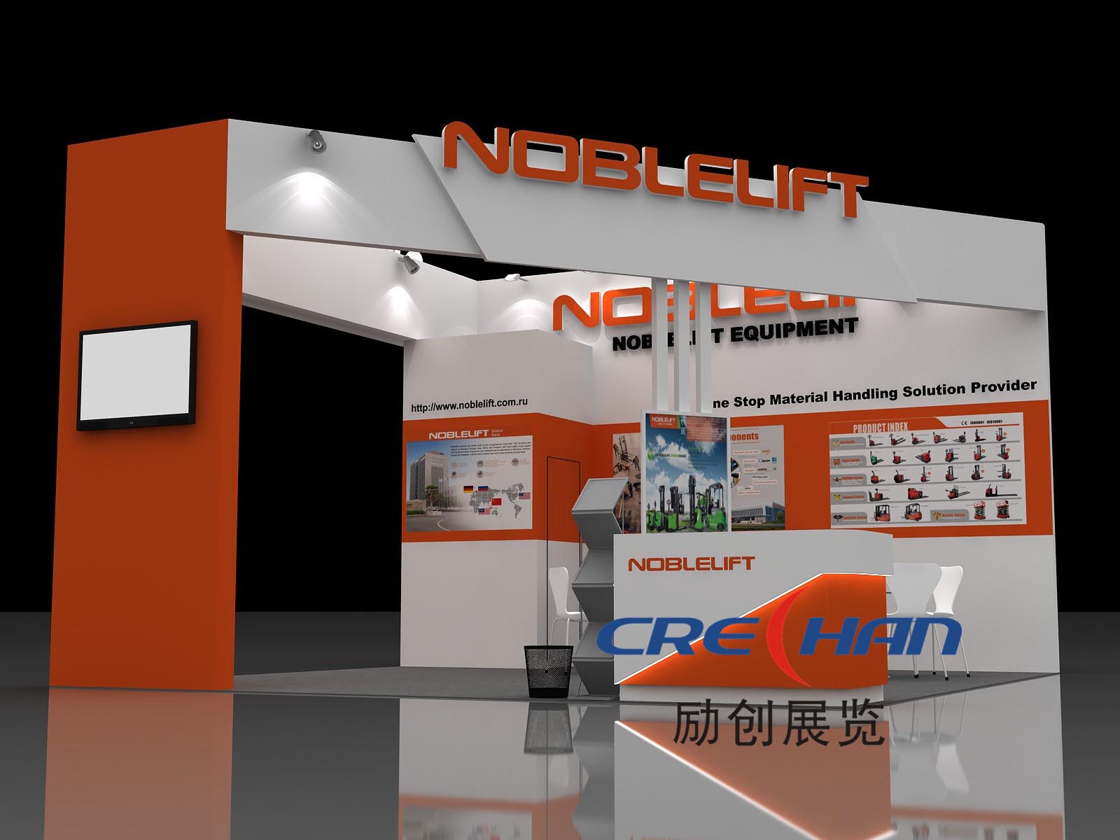 Crechan Beijing booth constructor design and construction service at PALM Expo China 2020