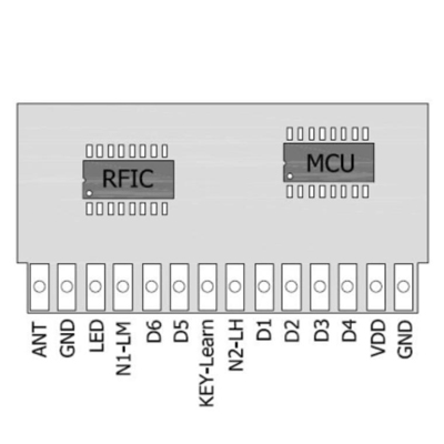 6Channel Switching Control RF Receiving Module with Decoding Function