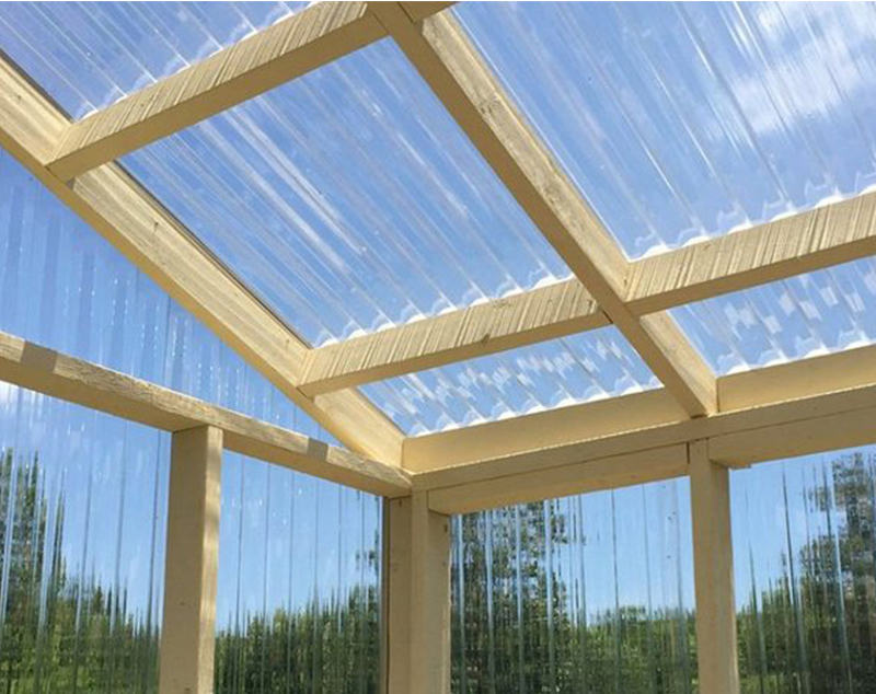 Transparent Corrugated Panel Fiberglass Sheet for Greenhouse Roof