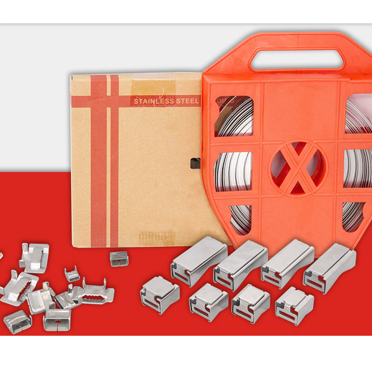 Customized 304Stainless Steel Binding Strap Stainless Steel Strapping Band