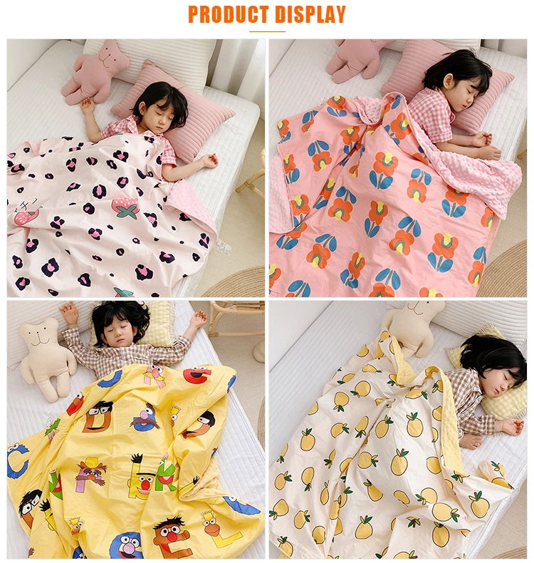 ins cotton baby comfort bag is wholesale kindergarten siesta foreign trade children Doudou blanket