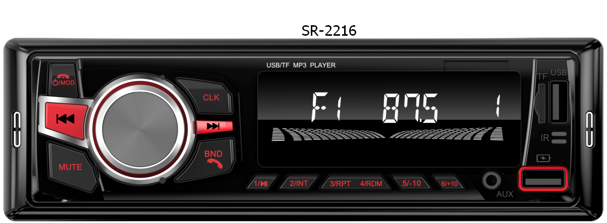 Highquility Dual USB Car MP3 Player Model SR2216 Provided by Soundrace