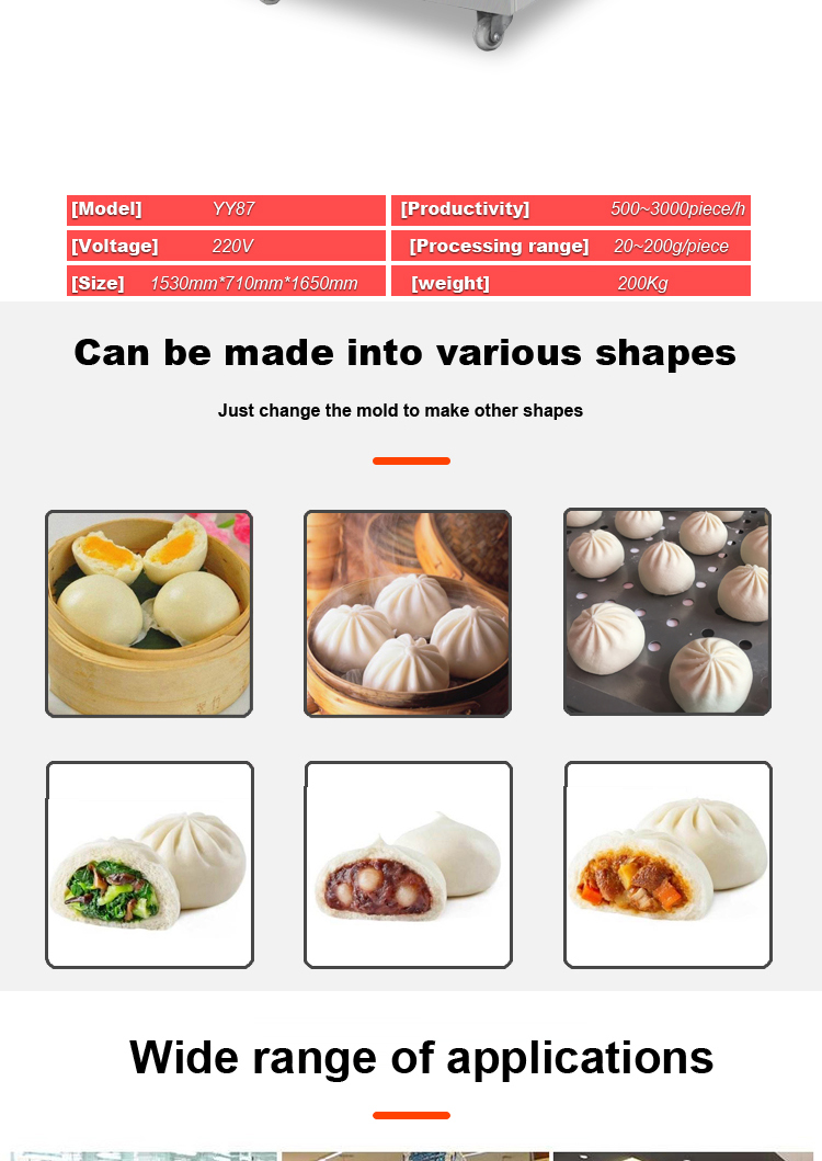 automatic steamed stuffed bun machine