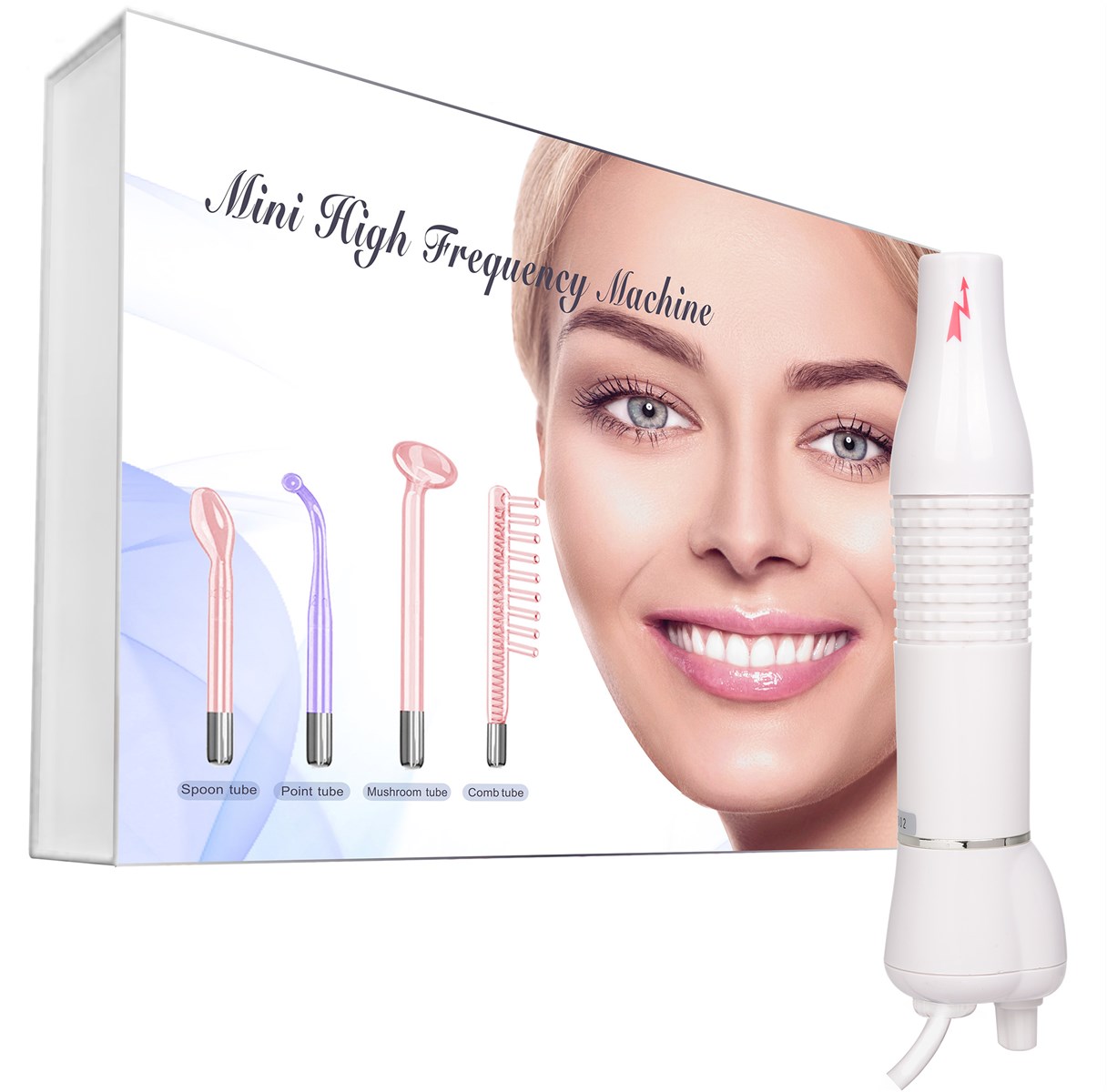 Mini High Frequency Infrared Darsonval Spot Acne Remover Face Hair Body Skin Care Spa Beauty Acne Treatment Machine