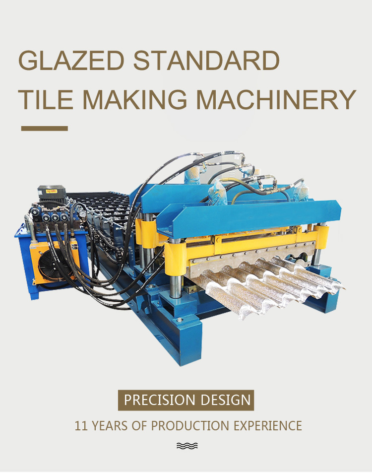 High Quality Steel Corrugated Iron Roof Sheets Tile Making Machine