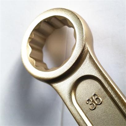 Non Sparking Slogging Ring Spanner In BeCopper or AlBronze
