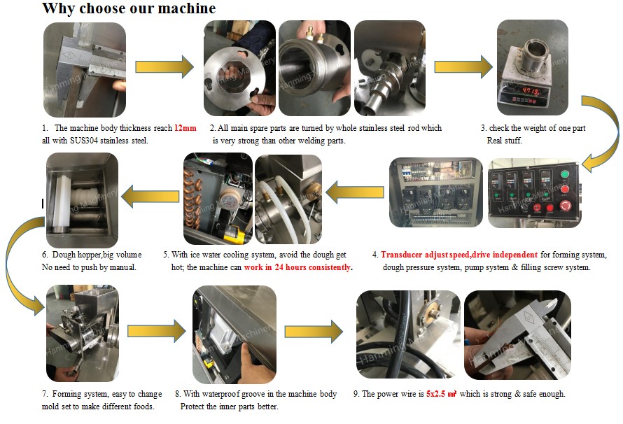 Top quality electric home dumpling making maker machine mold