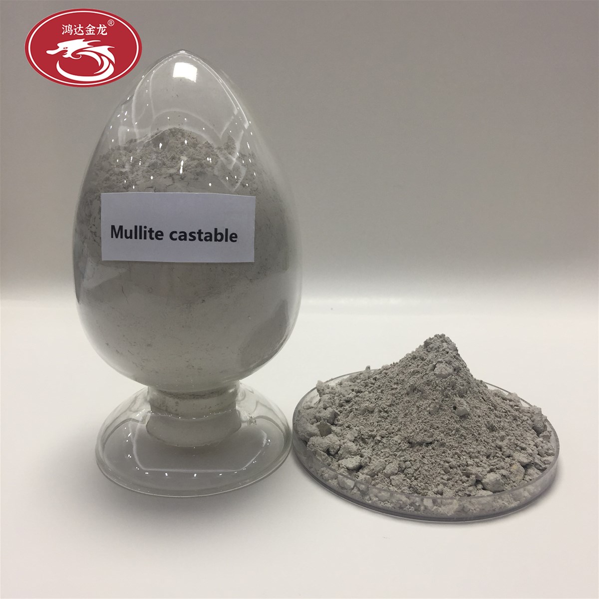 Wear resistance and high temperature resistance mullite refractory castable c60a