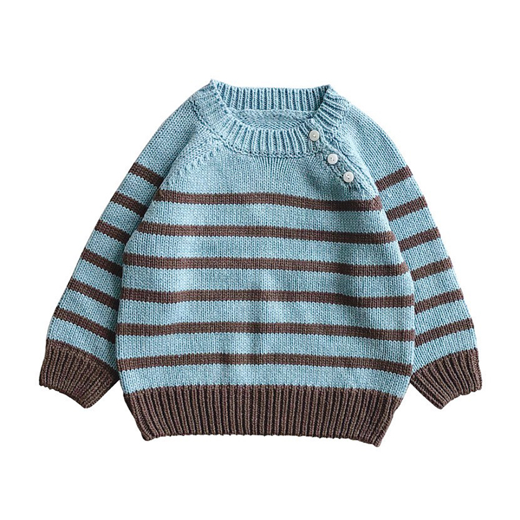 Manufacturer Custom design factory knitwear toddler pullover popular children girls boys sweater