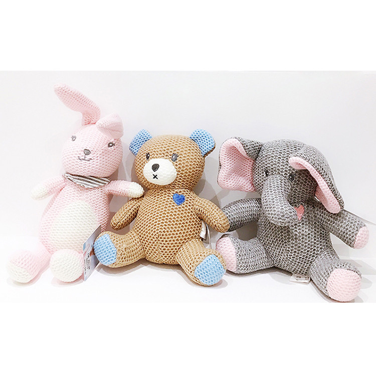 New Oem Baby Crochet Animal Toys 100 Handmade Knitted Bunny Rabbit Toy