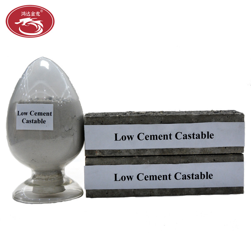 Wear resistance and high temperature resistance low cement castable in refractory