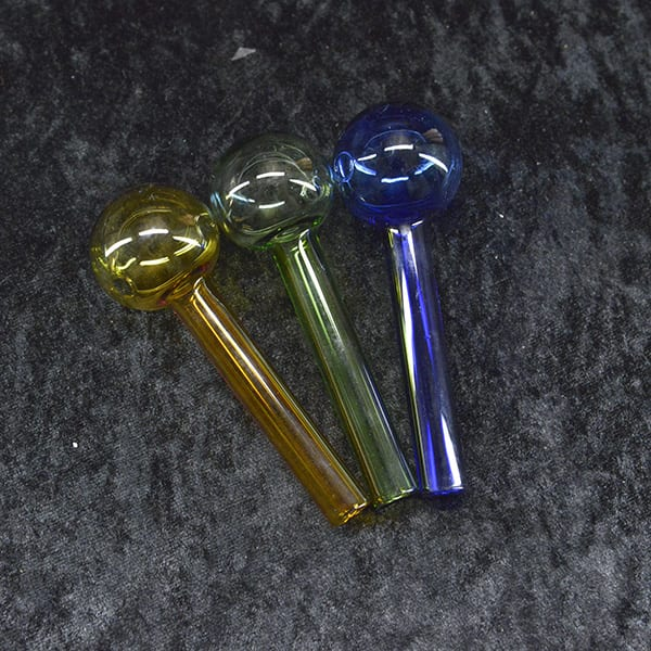 Colored Glass Oil burner Glass Pipe Glass Ball Pipe