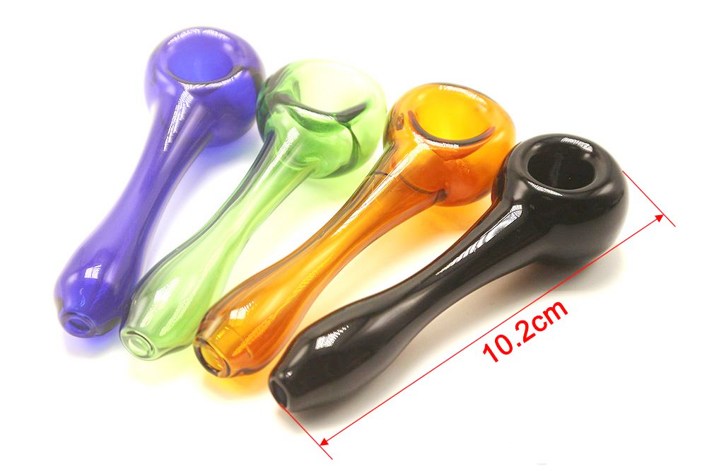 Glass Hand Pipe Hookah Smoking Tobacco Hand Pipes Spoon Pipe Dab Rigs Glass Bubbler