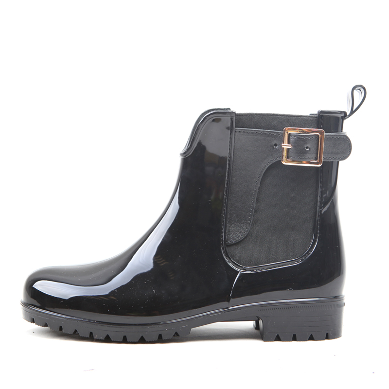 Trendy Products Shiny Pure Lady PVC Rain Boots 2021