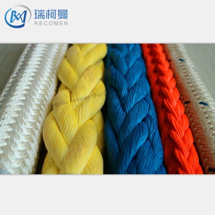 Recomen Mooring UHMWPE 3 8 12 strand corrosion abrasion resistance Rope
