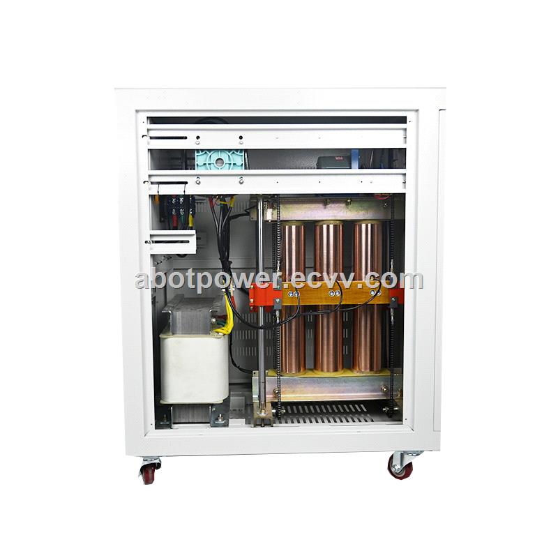 ABOT Copper Roller Type SBW 40KVA Auto Voltage Regulator Stabilizers 3 Phase