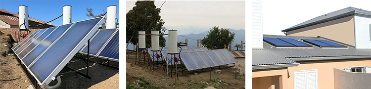 Blue Coating Flat Plate Thermal Solar Water Collector