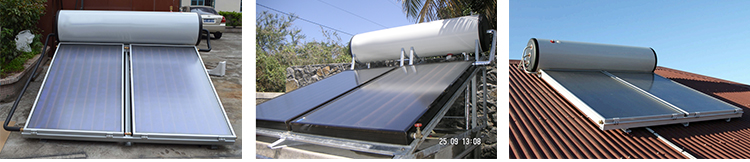 Blue Coating Flat Plate Thermal Solar Water Collector