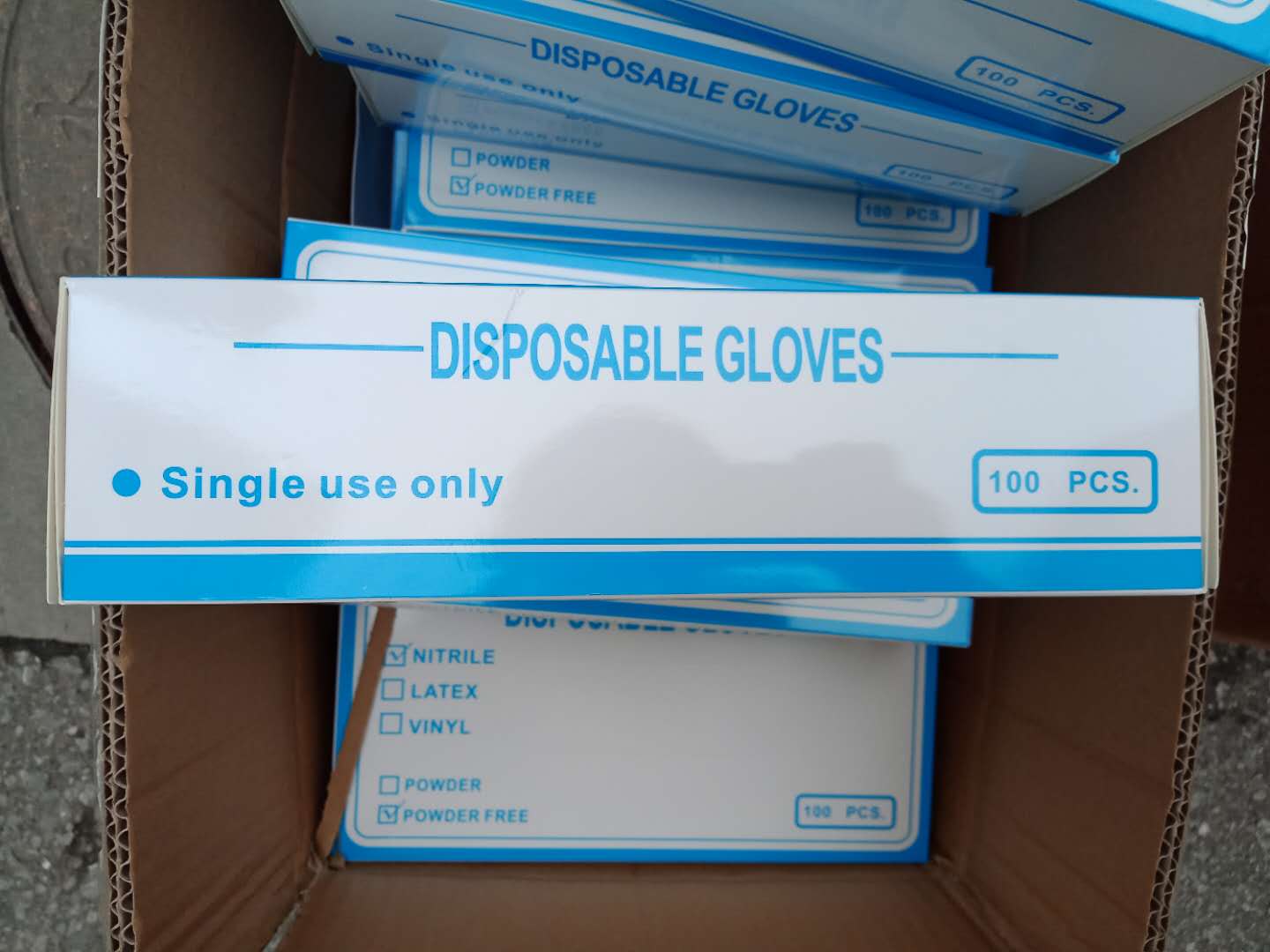 Disposable Nitrile Egloves powder free