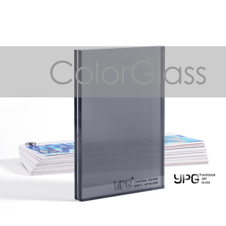 ColorGlass3821838 5HBT+1.14PVB+5HBT Building Safetyglass Toughened Laminated Outdoor Art Glass