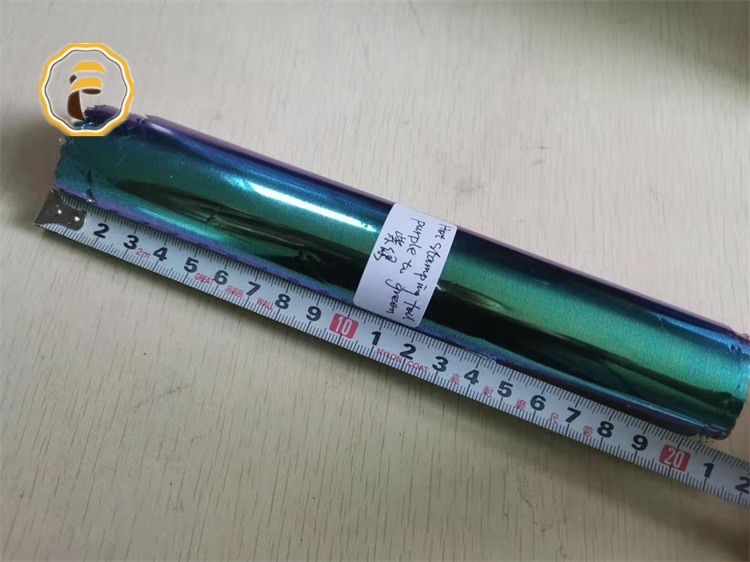 High quality Hot stamping foil optical variability Light change paper reflective sheeting blue to green