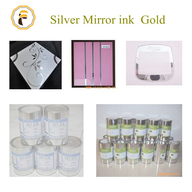 Sill screen printing high quality mirror ink of silver color