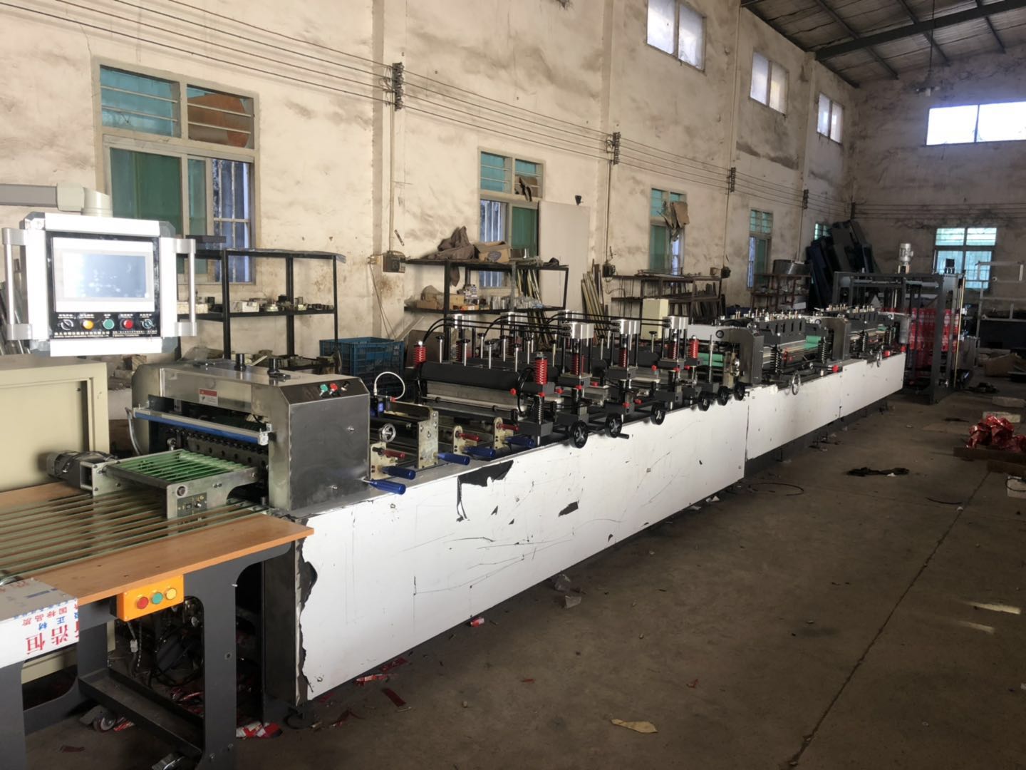 500 Three side sealing with zipper bag making machine