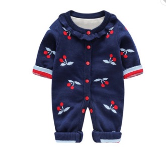 Baby Rompers Long Sleeve Jumpsuit Boys Infant Clothing Thick Warm Autumn Winter Newborn Clothes Girls Outfits Overalls