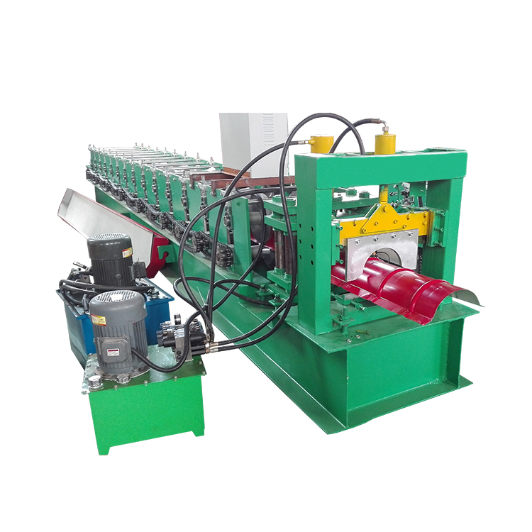 High Speed Iron Roofing Sheet Ridge Capping Making Roll Forming Machines