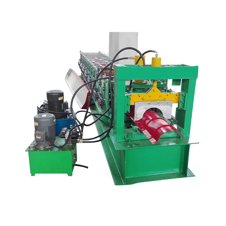 High Speed Iron Roofing Sheet Ridge Capping Making Roll Forming Machines