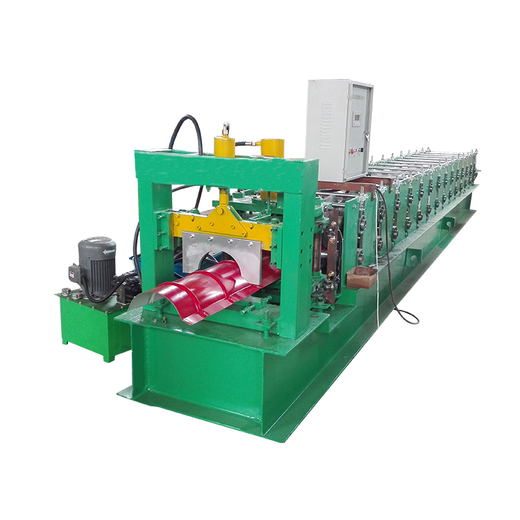 High Speed Iron Roofing Sheet Ridge Capping Making Roll Forming Machines