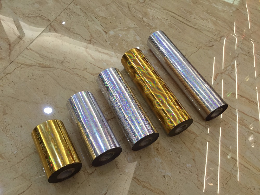 High quality multicolor rainbowsilver gold hot stamping foil for abs