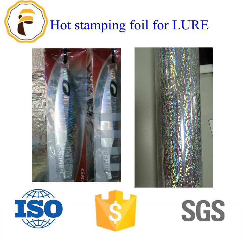 Hot sale Hot stamping foil for fishing lure Holographic paper sticker good quality