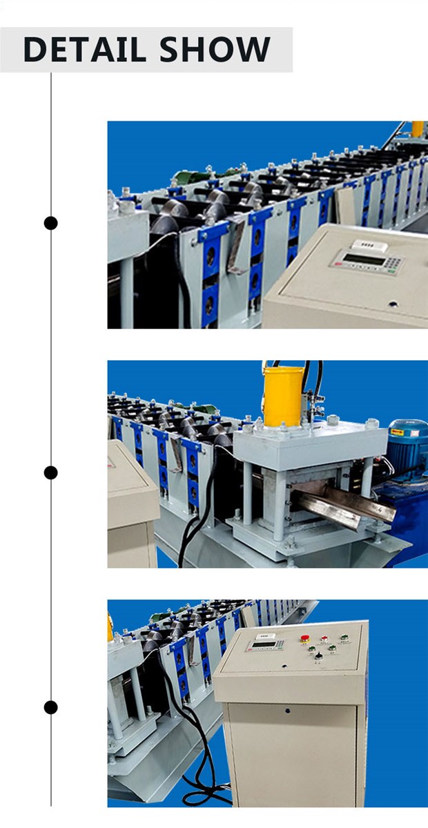 High quality cz steel walldoor frame purlin machine