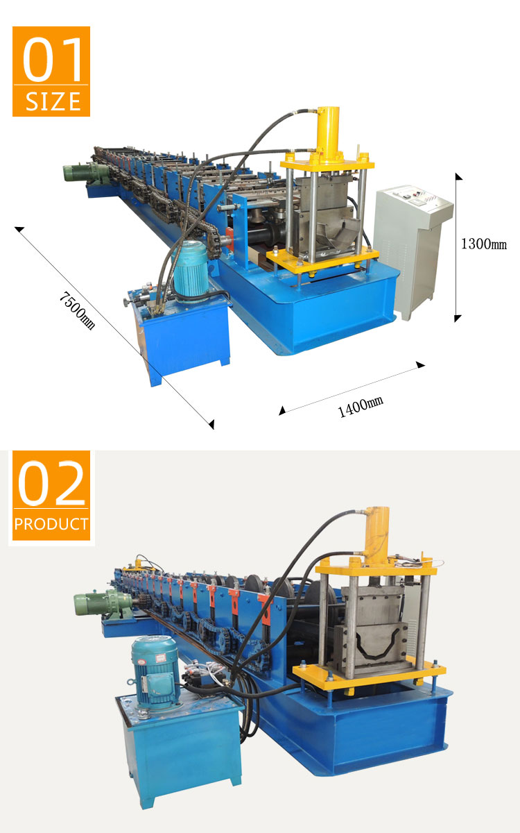 Steel roof ridge cap roll forming machine design